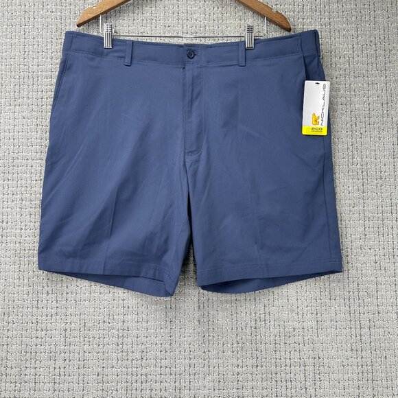 Nicklaus Shorts Mens Size 40 Navy Blue Eco Choice 8" Inseam Media Pocket NWT - Picture 2 of 8